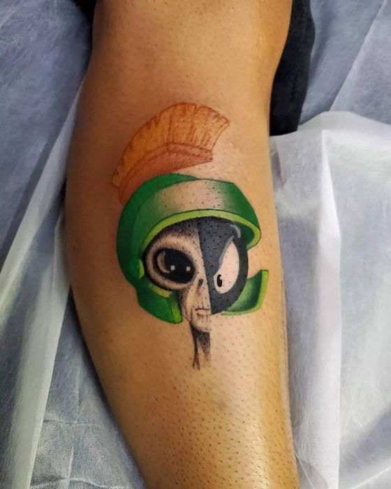 23 Marvin The Martian Tattoos For Another World • Body Artifact