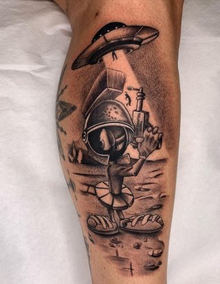 23 Marvin The Martian Tattoos For Another World • Body Artifact