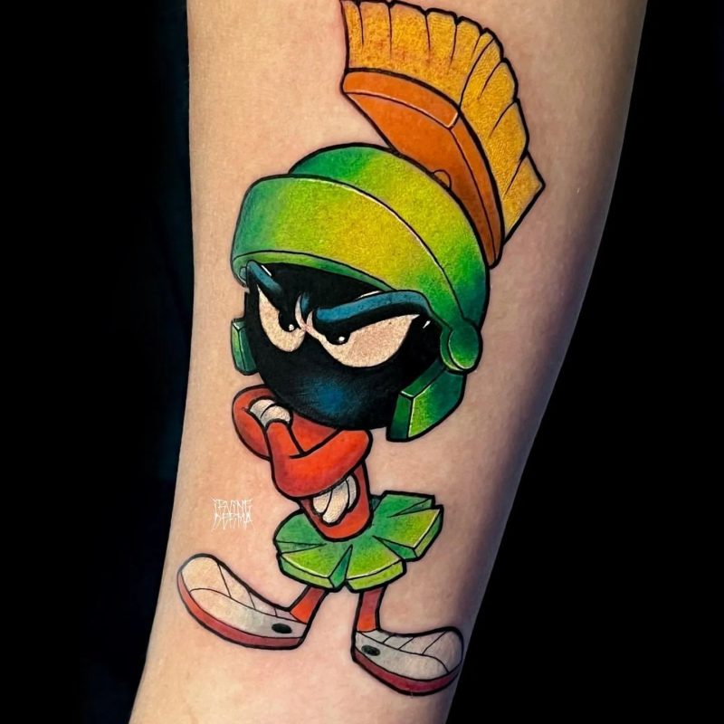 23 Marvin The Martian Tattoos For Another World • Body Artifact