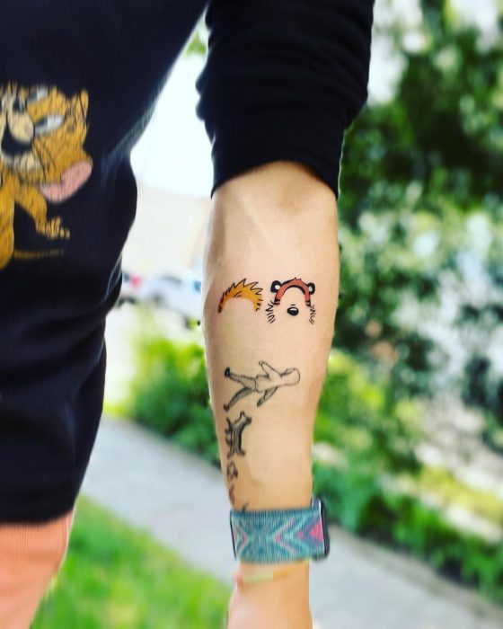 13 Playful Calvin And Hobbes Tattoos • Body Artifact 