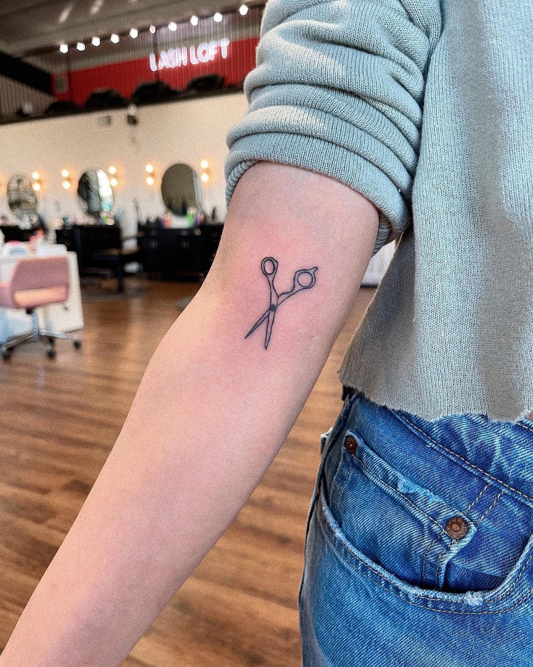 Art n Skin Tattoos - Demand of profession - Arrow and Scissor Tattoo for  our Archer & Hair Stylist client! Little different than regular small  tattoos we do. I wish them more