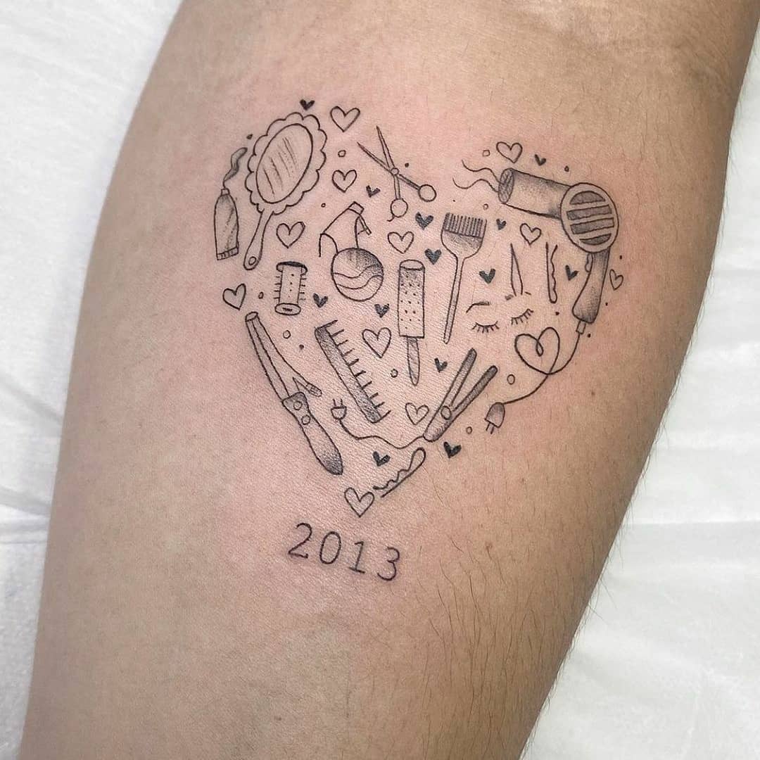 From Clippers to Ink: A Gallery of Hairstylist Tattoos You’ll Love