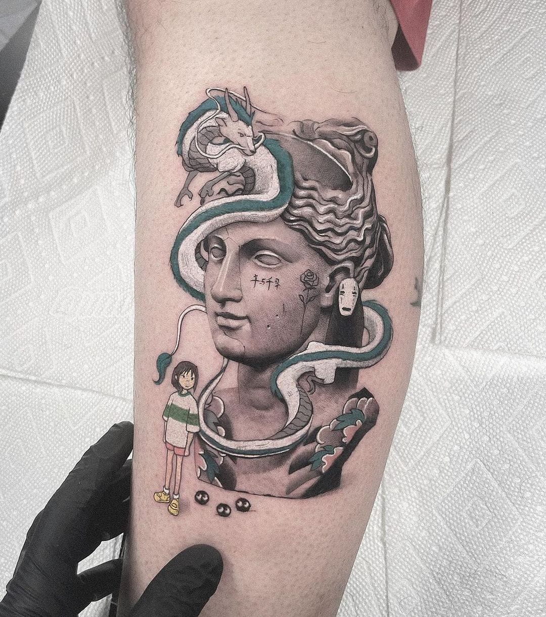 25 Amazing Spirited Away Tattoos For Inspiration - Body Artifact 24 Amazing Spirited Away Tattoos For Inspiration