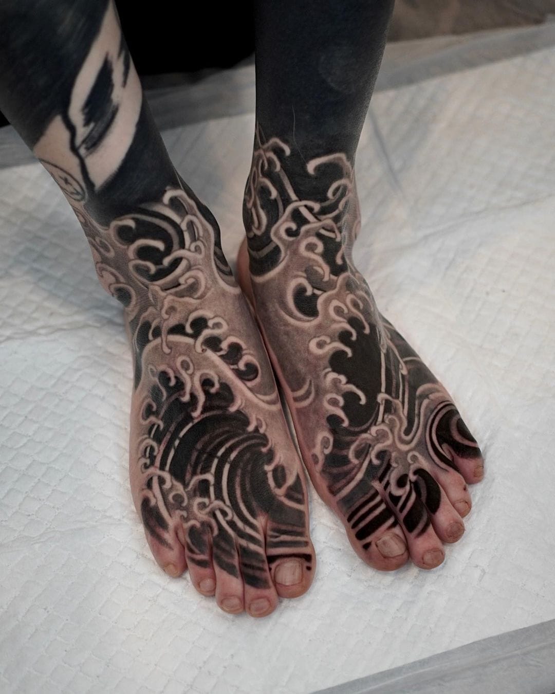 feet in Japanese Irezumi Tattoos  Search in 13M Tattoos Now  Tattoodo