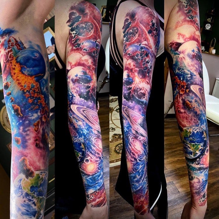 30 Out of this World Astronaut Tattoo Ideas for Men & Women in 2024