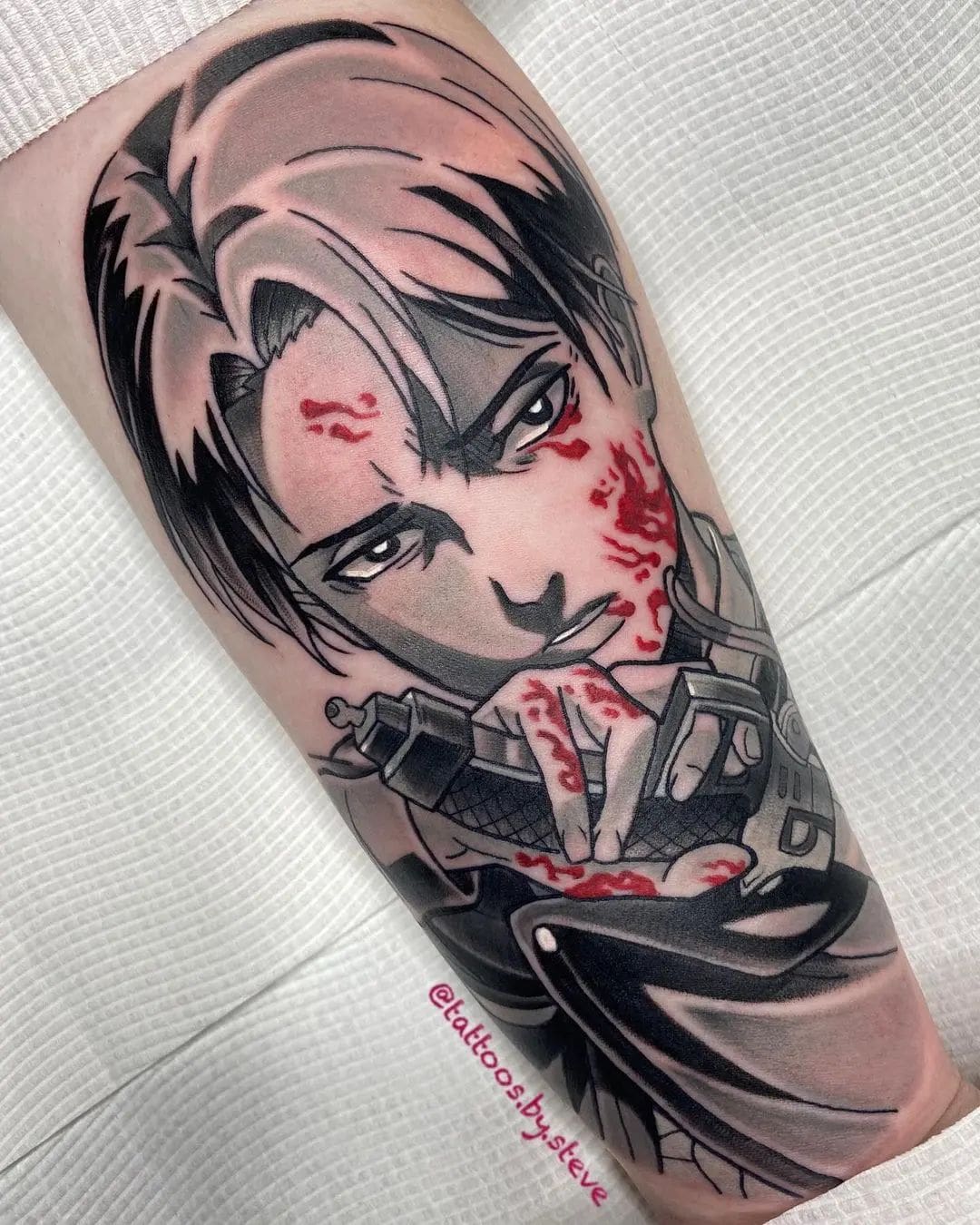 Attack On Titan Levi Tattoo Attack On Titan Levi Tattoo