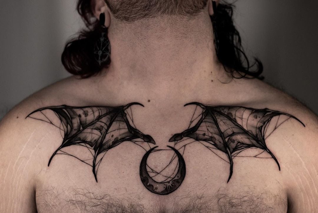 34 Bat Tattoos: A Symbol of Mystery and Power