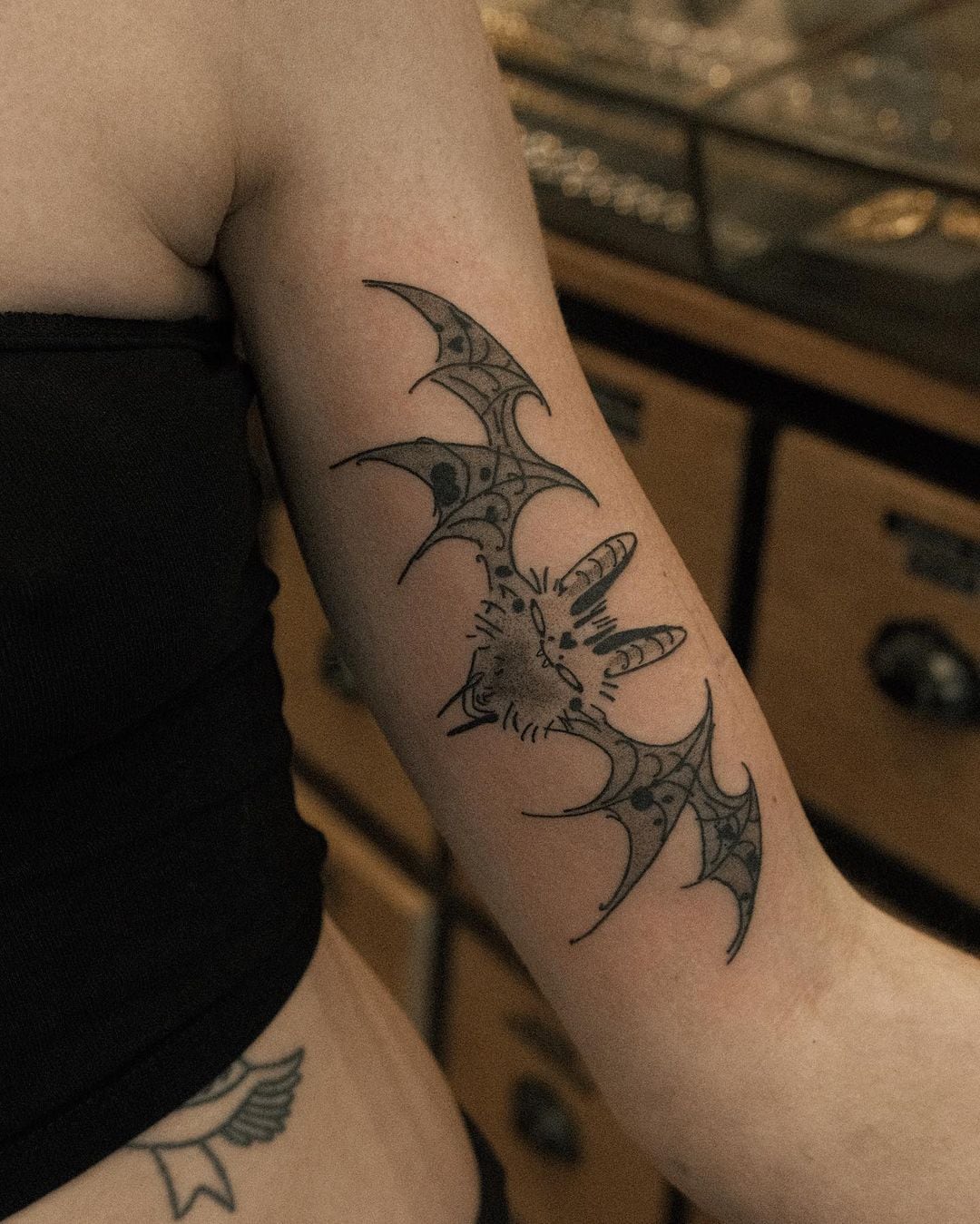 Bat appreciation month ink. Bre West at Alchemy Tattoo Collective,St.  Louis, MO. : r/tattoos