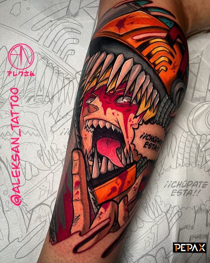 36 Chainsaw Man Tattoos: Unleashing The Devil Within • Body Artifact