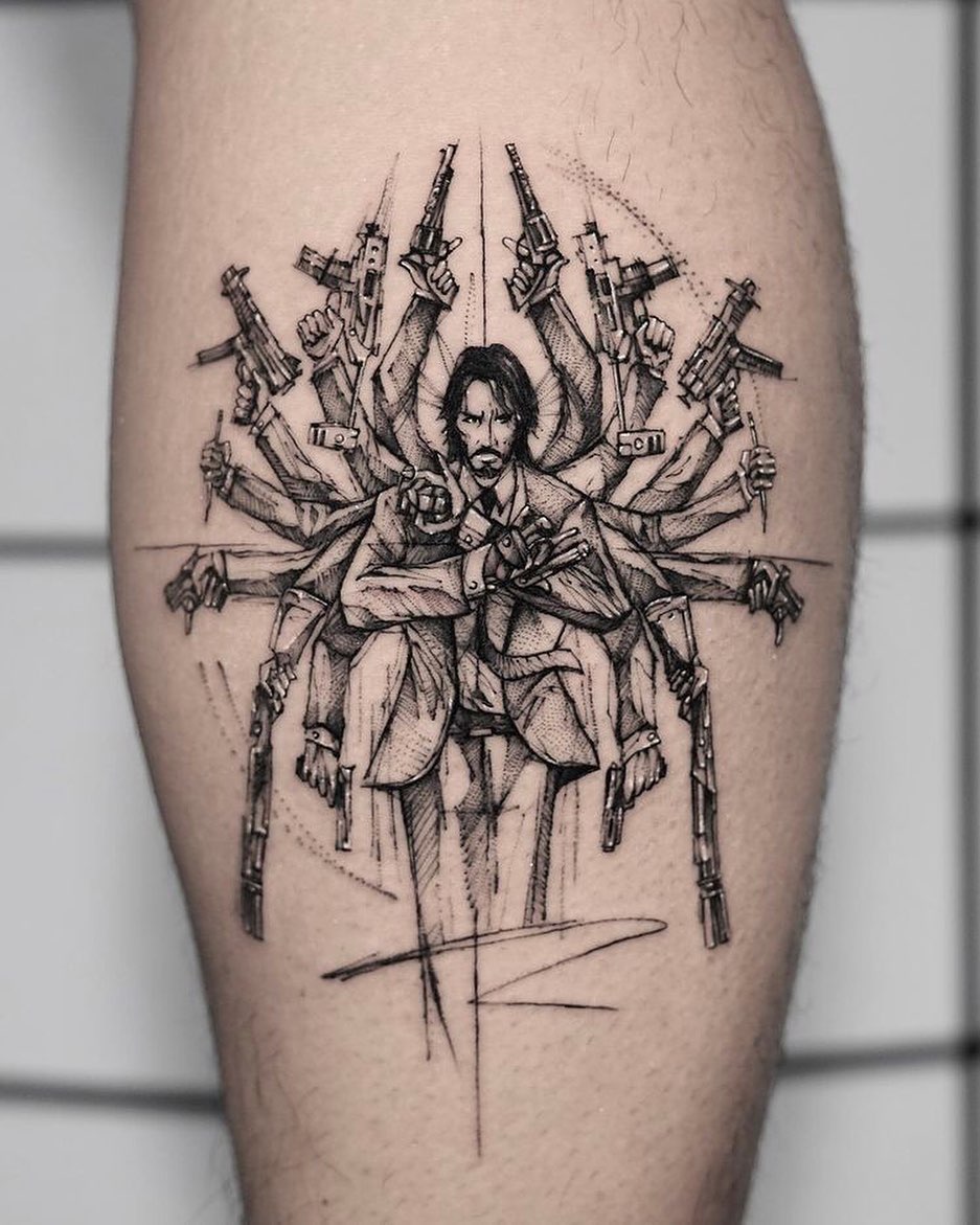 john wick inspired tattoosการคนหา TikTok