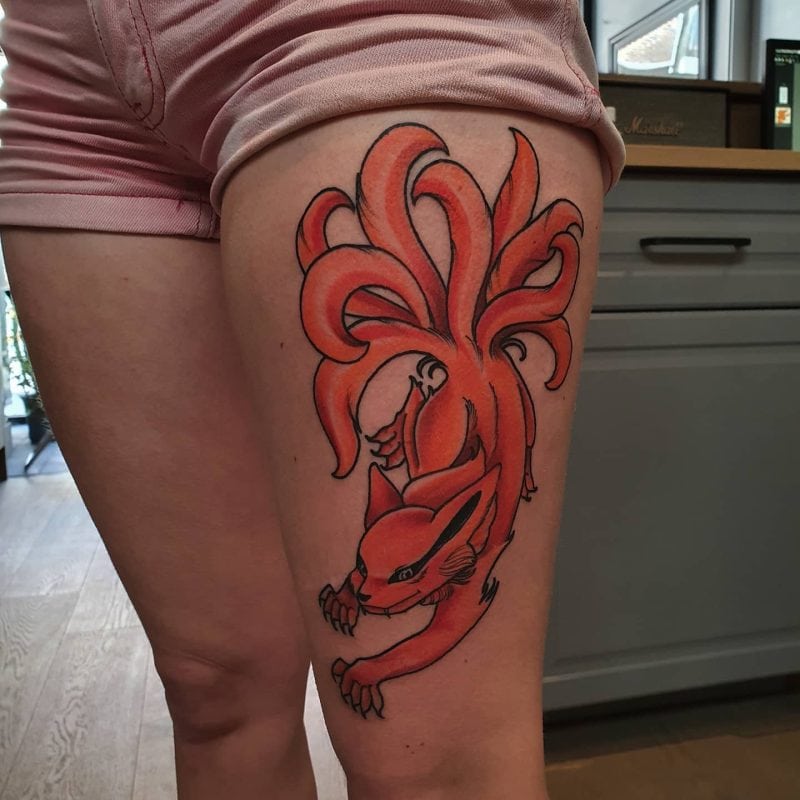 Kurama Tattoos Embody The Power Of The Nine Tails With These Epic Designs Body Artifact