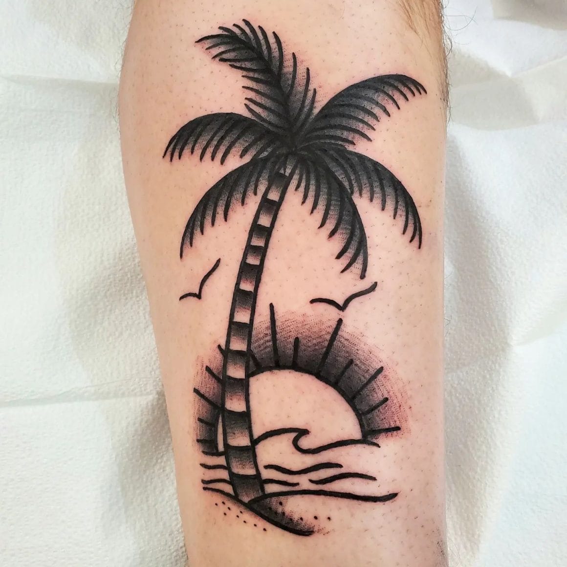 palm tree tattoo14