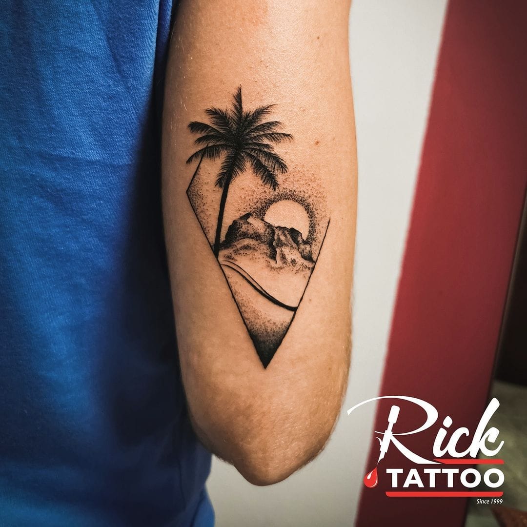 Little Palm Tree Temporary Tattoo - Set of 3 – Tatteco
