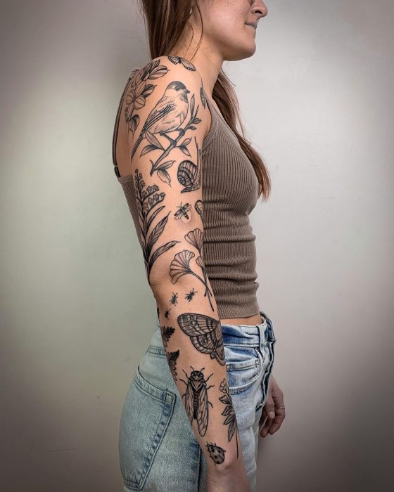 The Beauty Behind Garden Sleeve Tattoos • Body Artifact