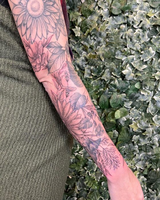 The Beauty Behind Garden Sleeve Tattoos • Body Artifact