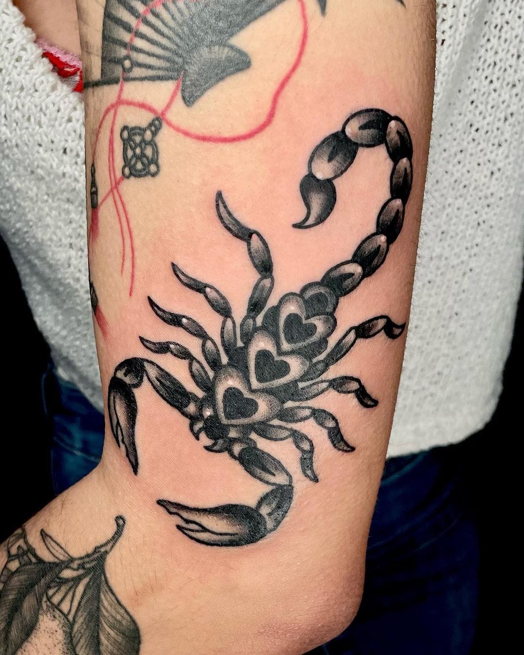 Scorpion tattoo 🦂 Swipe for full view. This design got so much hype and  requests! Thanks everyone for your support. & Thxx Shani, y... | Instagram