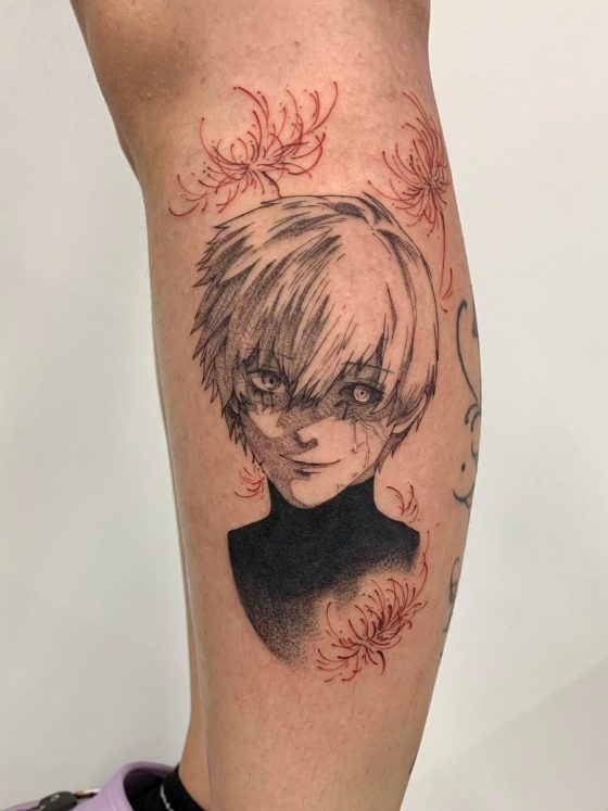 46 Tokyo Ghoul Tattoos: Unleash Your Inner Ghoul with These Killer Designs 5 Tokyo Ghoul Tattoos: Unleash Your Inner Ghoul with These Killer Designs