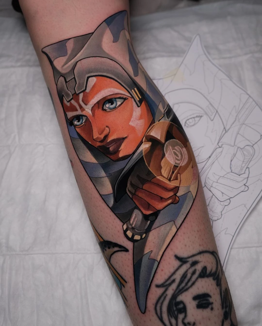 23 Ahsoka Tano Tattoos: A Tribute to the Heroine of the Clone Wars