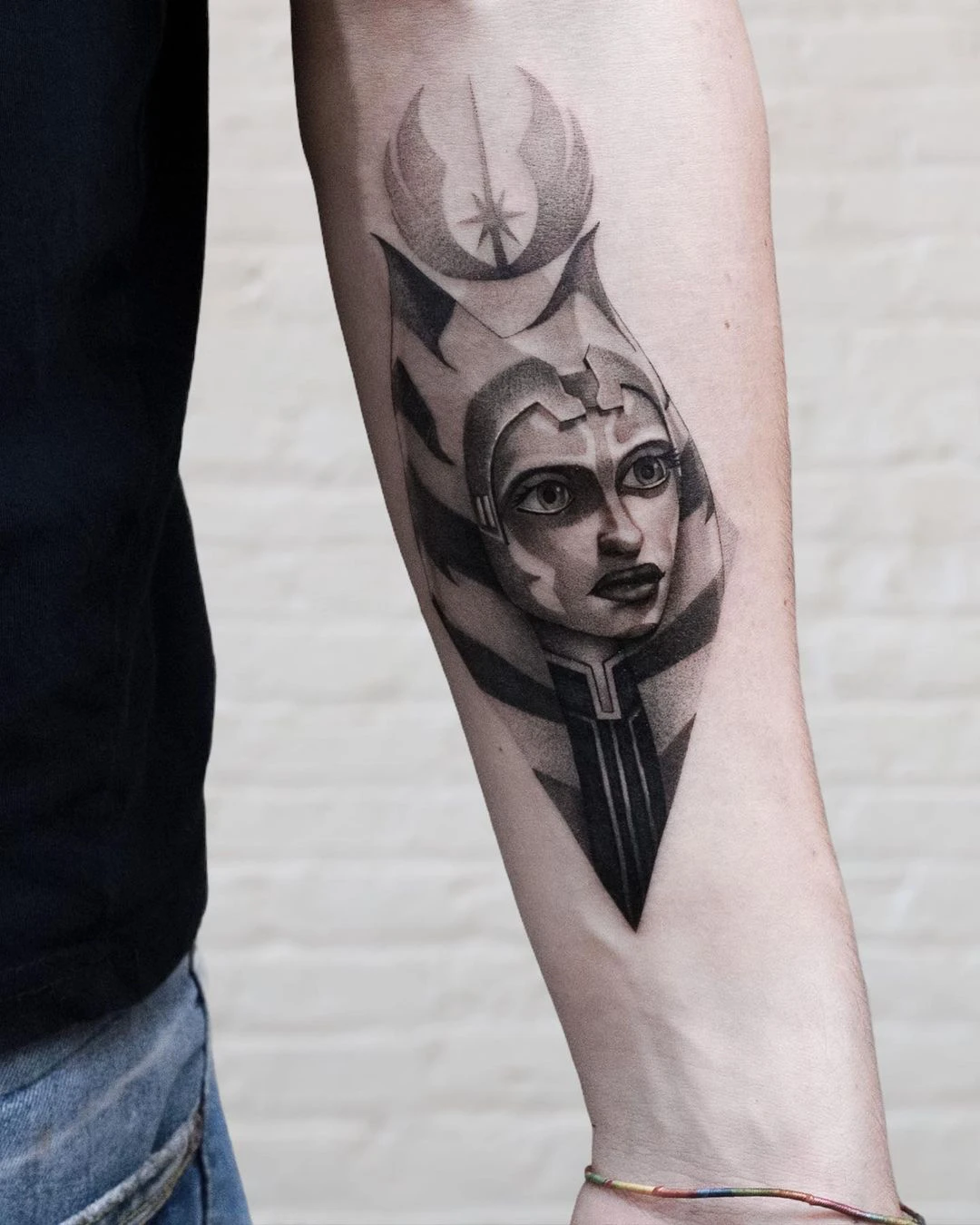 So stoked I finally got to tattoo an Ahsoka Tano Going to add more Clone  Wars characters around her next time Thank you Jim  Instagram