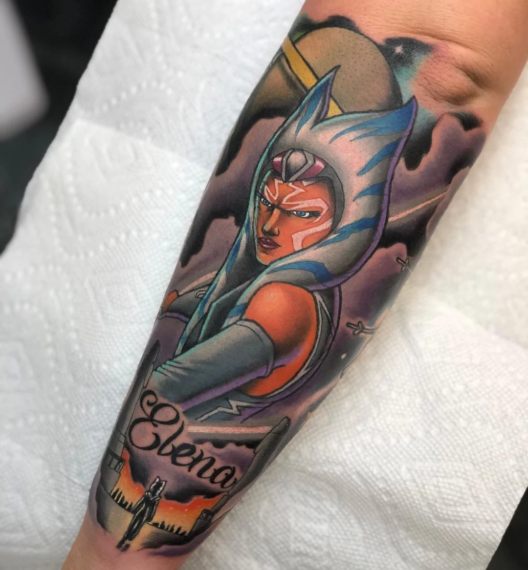 23 Ahsoka Tano Tattoos: A Tribute to the Heroine of the Clone Wars