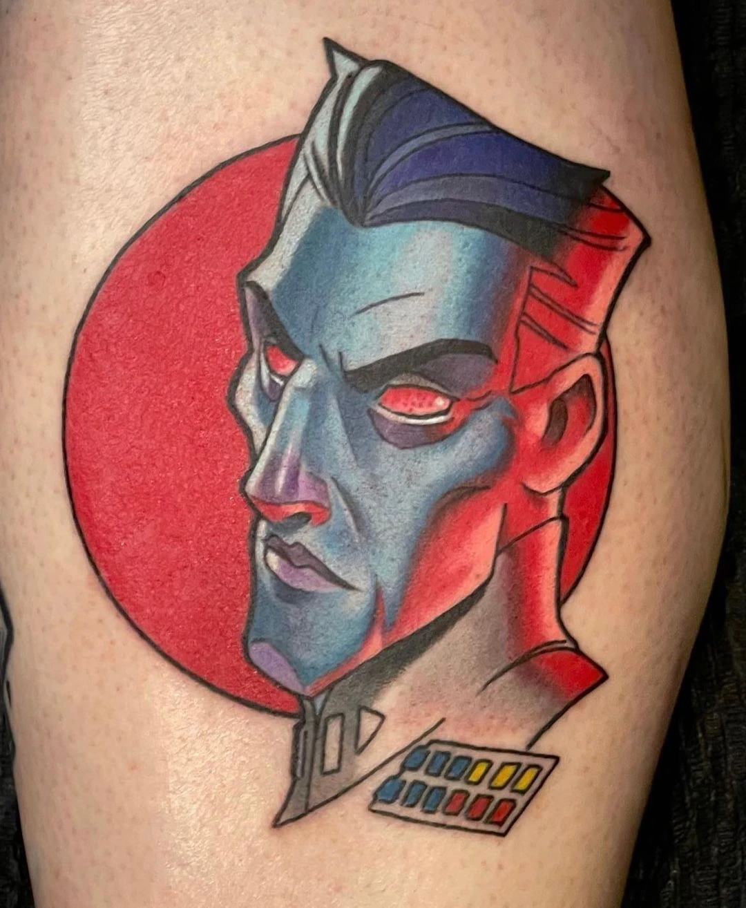 Grand Admiral Thrawn Tattoos: A Tribute to the Master Strategist