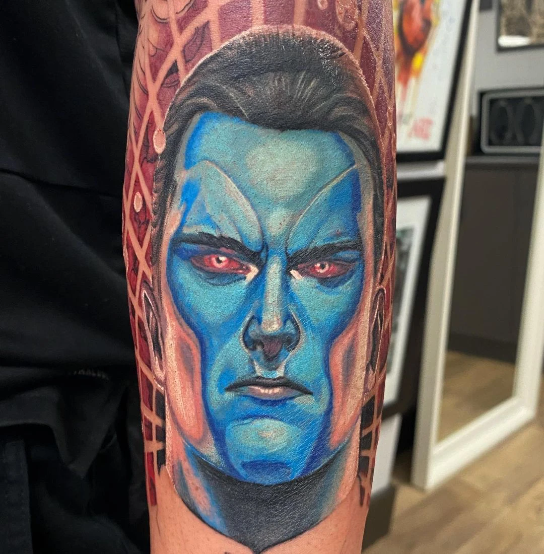 Grand Admiral Thrawn Tattoos: A Tribute to the Master Strategist