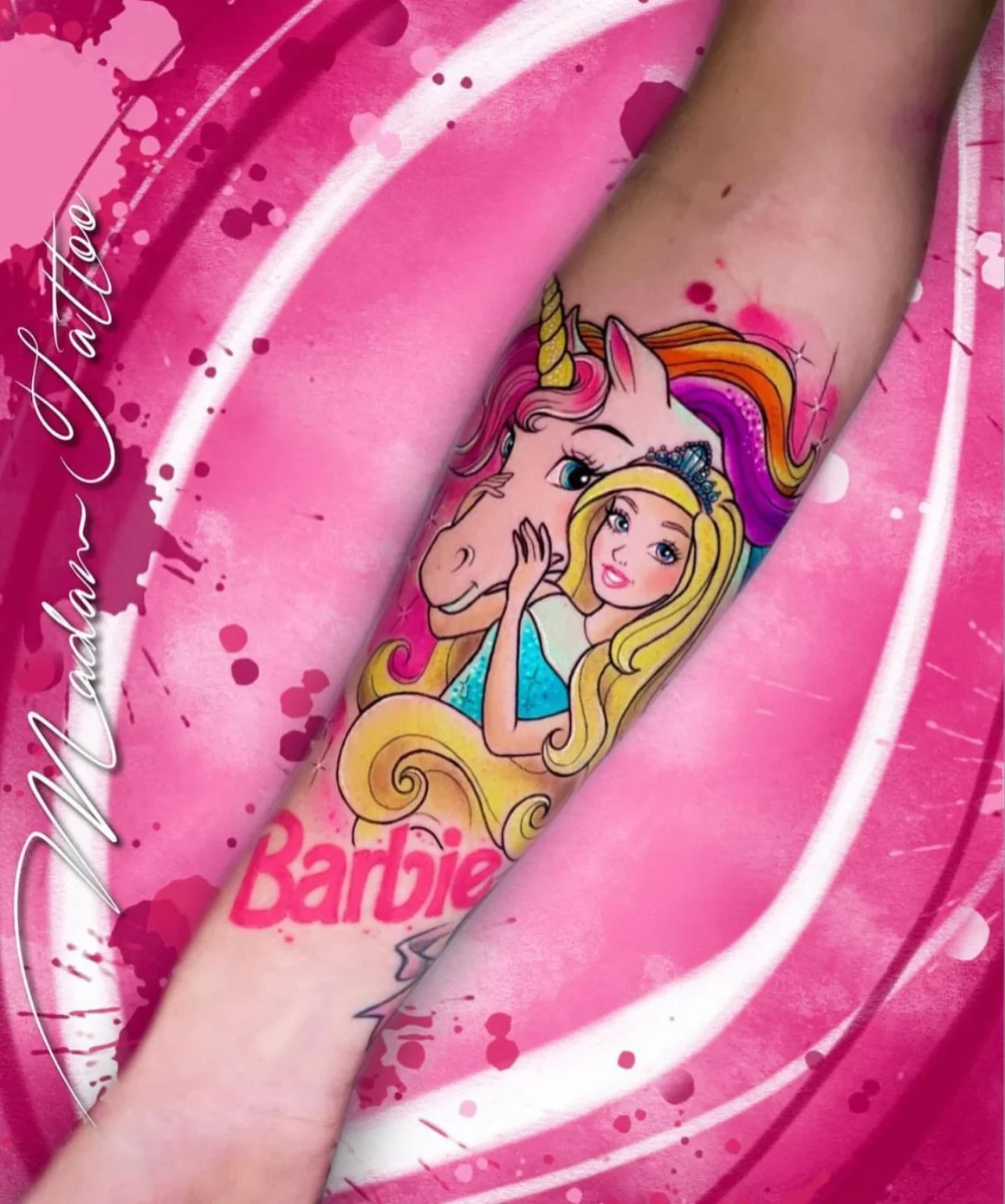 barbie tattoo | laricher23's Blog