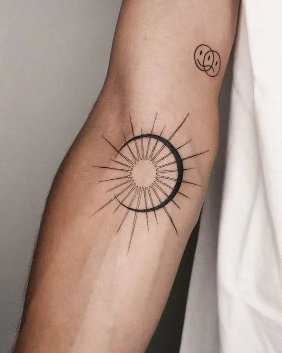 sun and moon tattoo 21