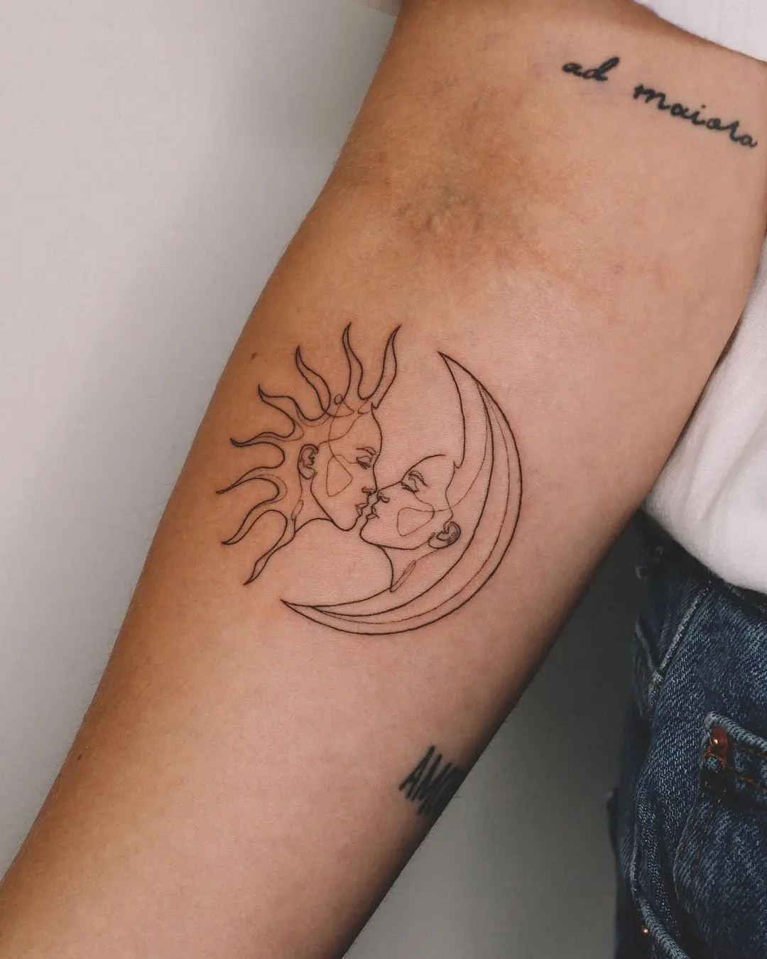 sun and moon tattoo 16