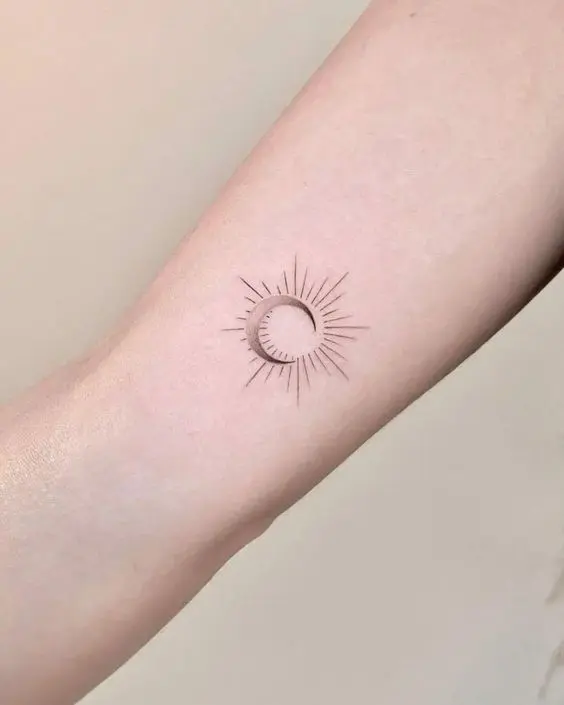 sun and moon tattoo 15