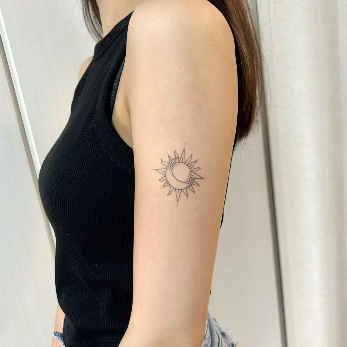 sun and moon tattoo 10
