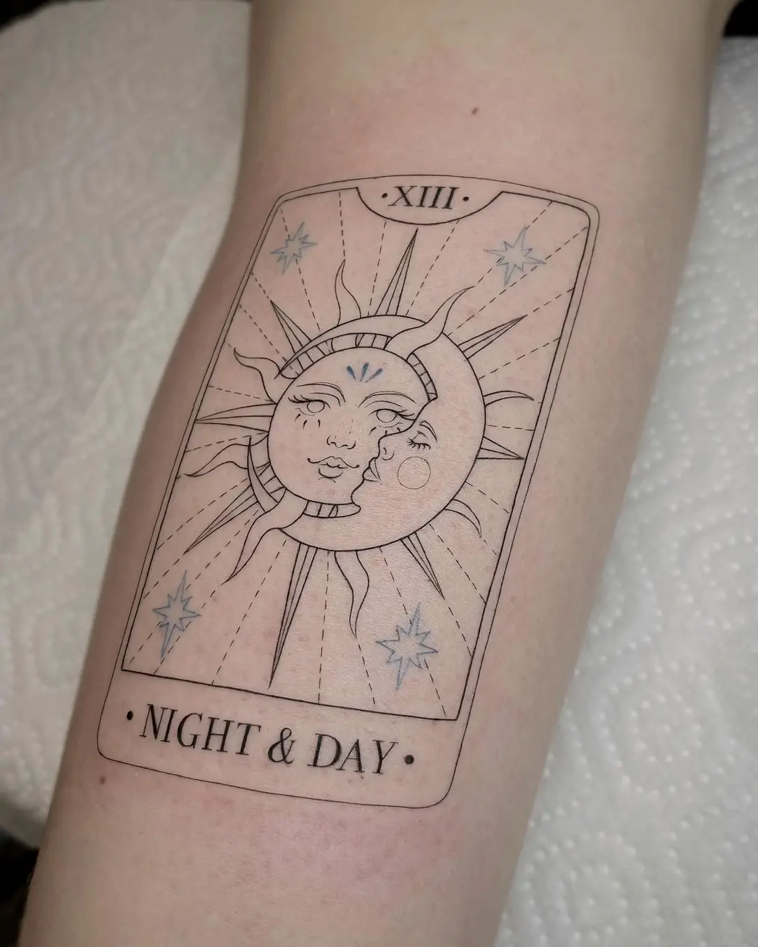 sun and moon tattoo 9